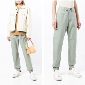 rag & bone Army Engineered Cotton Jogger size 28, sage green